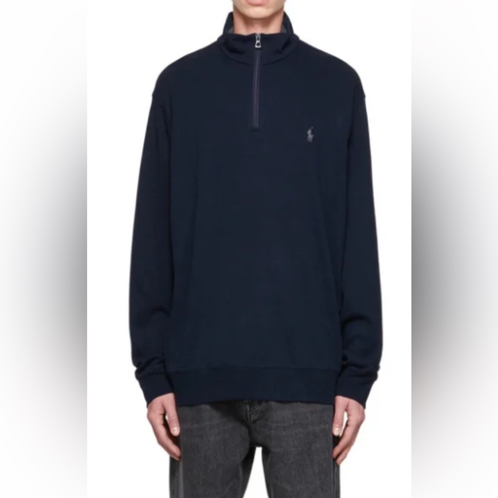 Polo Ralph Lauren Double Knit Quarter-Zip long sleeve shirt Size XL